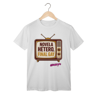 Nome do produto Camiseta Novela hétero, final gay