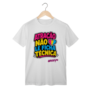 Nome do produto Camiseta Atração Não Lê Ficha Técnica