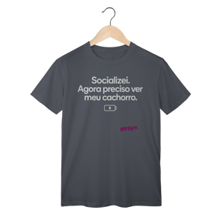 Nome do produto Camiseta Preciso Ver Meu Cachorro