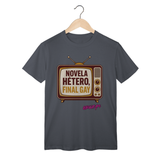 Nome do produto Camiseta Novela hétero, final gay