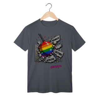 Nome do produto Camiseta Preconceito, LGBTfobia, repressão