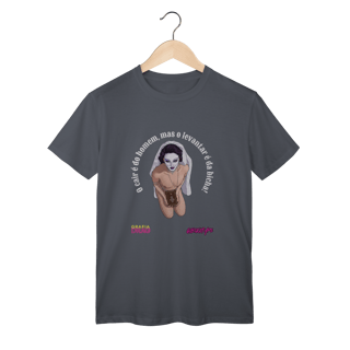 Nome do produto Camiseta O cair é do homem, mas o levantar é da bicha