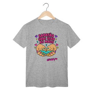 Nome do produto Camiseta Sapatão sabe usar as mãos