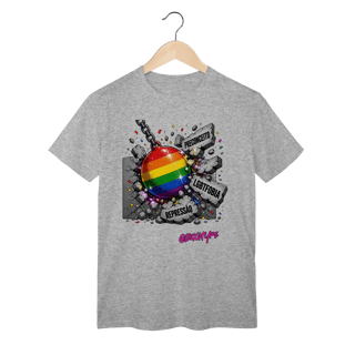 Nome do produto Camiseta Preconceito, LGBTfobia, repressão