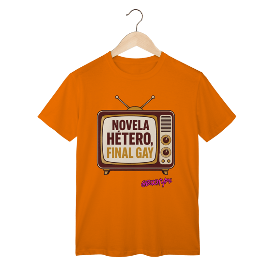 Camiseta Novela hétero, final gay