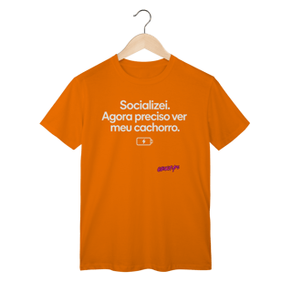 Nome do produto Camiseta Preciso Ver Meu Cachorro