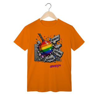Nome do produto Camiseta Preconceito, LGBTfobia, repressão