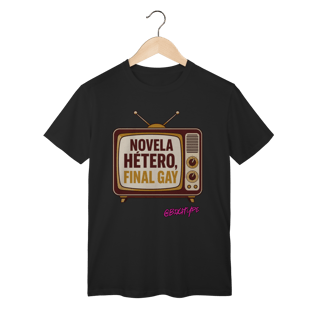 Nome do produto Camiseta Novela hétero, final gay