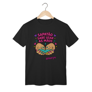 Nome do produto Camiseta Sapatão sabe usar as mãos