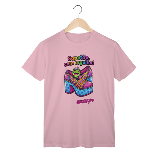 Nome do produto Camiseta Sapatão, com orgulho!