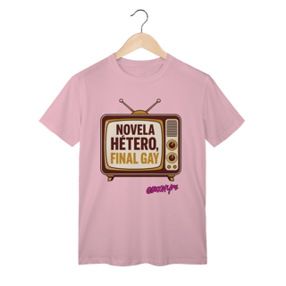 Nome do produto Camiseta Novela hétero, final gay