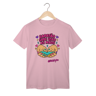 Nome do produto Camiseta Sapatão sabe usar as mãos