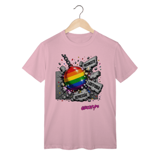 Nome do produto Camiseta Preconceito, LGBTfobia, repressão