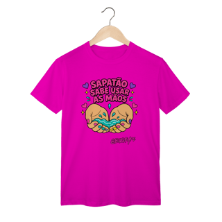 Nome do produto Camiseta Sapatão sabe usar as mãos