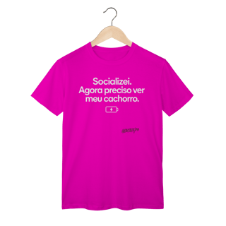 Nome do produto Camiseta Preciso Ver Meu Cachorro