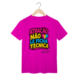 Nome do produto Camiseta Atração Não Lê Ficha Técnica