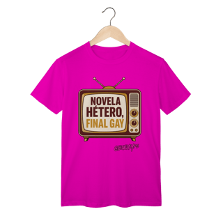 Nome do produto Camiseta Novela hétero, final gay