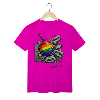 Nome do produto Camiseta Preconceito, LGBTfobia, repressão