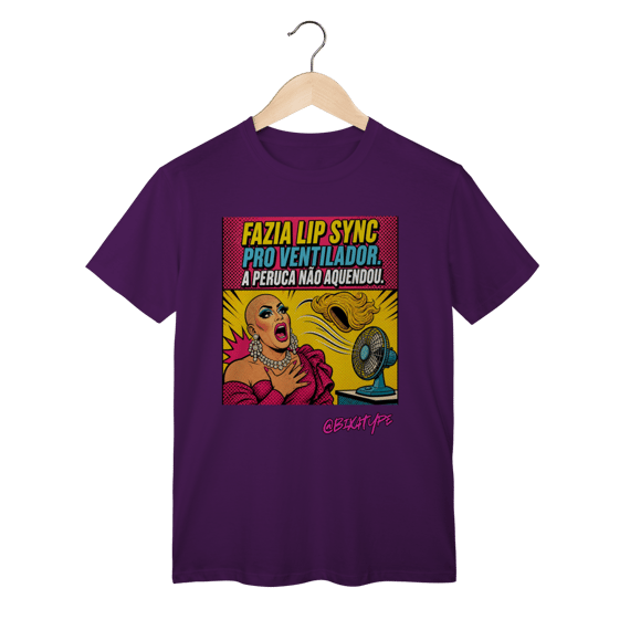 Camiseta Peruca Que Não Aquendou