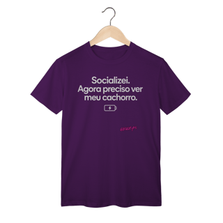 Nome do produto Camiseta Preciso Ver Meu Cachorro