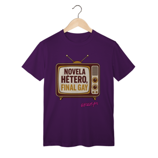 Nome do produto Camiseta Novela hétero, final gay