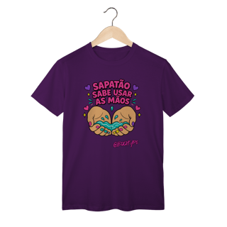Nome do produto Camiseta Sapatão sabe usar as mãos
