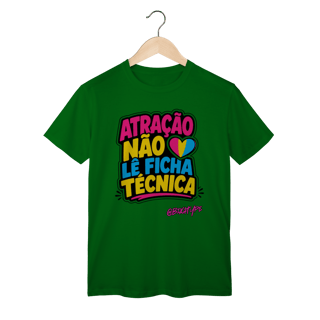 Nome do produto Camiseta Atração Não Lê Ficha Técnica