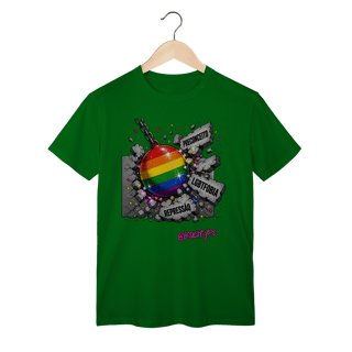 Nome do produto Camiseta Preconceito, LGBTfobia, repressão
