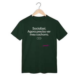 Nome do produto Camiseta Preciso Ver Meu Cachorro
