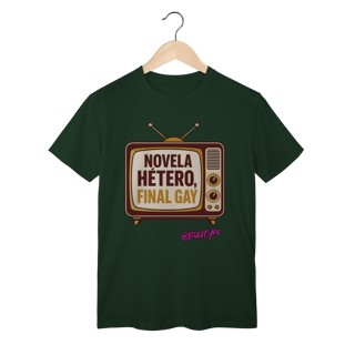 Nome do produto Camiseta Novela hétero, final gay