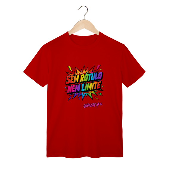 Camiseta Sem rótulo, nem limite
