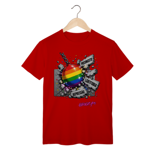 Nome do produto Camiseta Preconceito, LGBTfobia, repressão