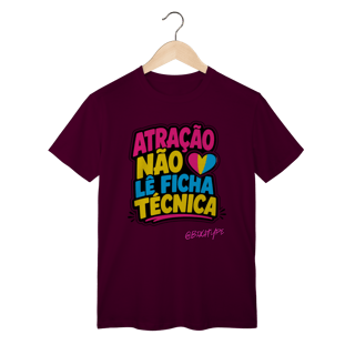 Nome do produto Camiseta Atração Não Lê Ficha Técnica