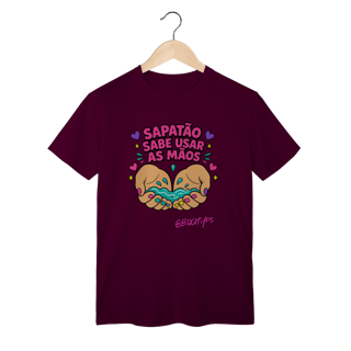 Nome do produto Camiseta Sapatão sabe usar as mãos