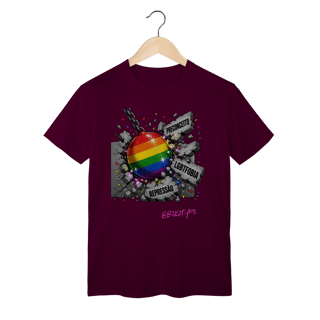 Nome do produto Camiseta Preconceito, LGBTfobia, repressão