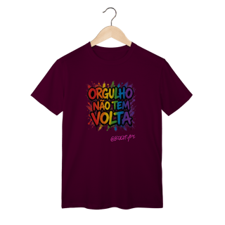 Nome do produto Camiseta Orgulho não tem volta