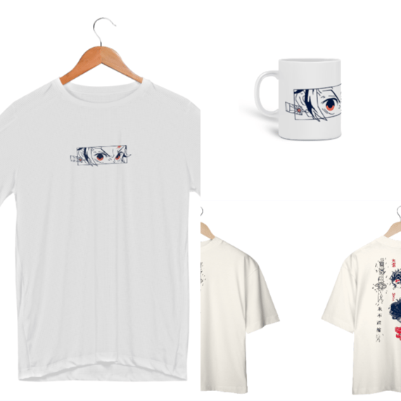 Kit - Demon Slayer Tanjiro (Oversized/Dry-fit/Caneca)