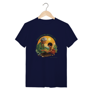 Nome do produto camiseta educação e terra
