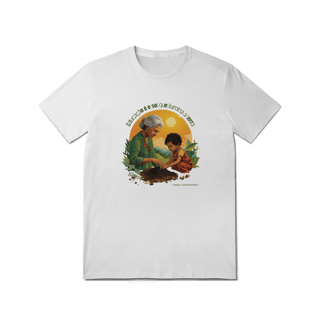 Nome do produto camiseta educação e terra