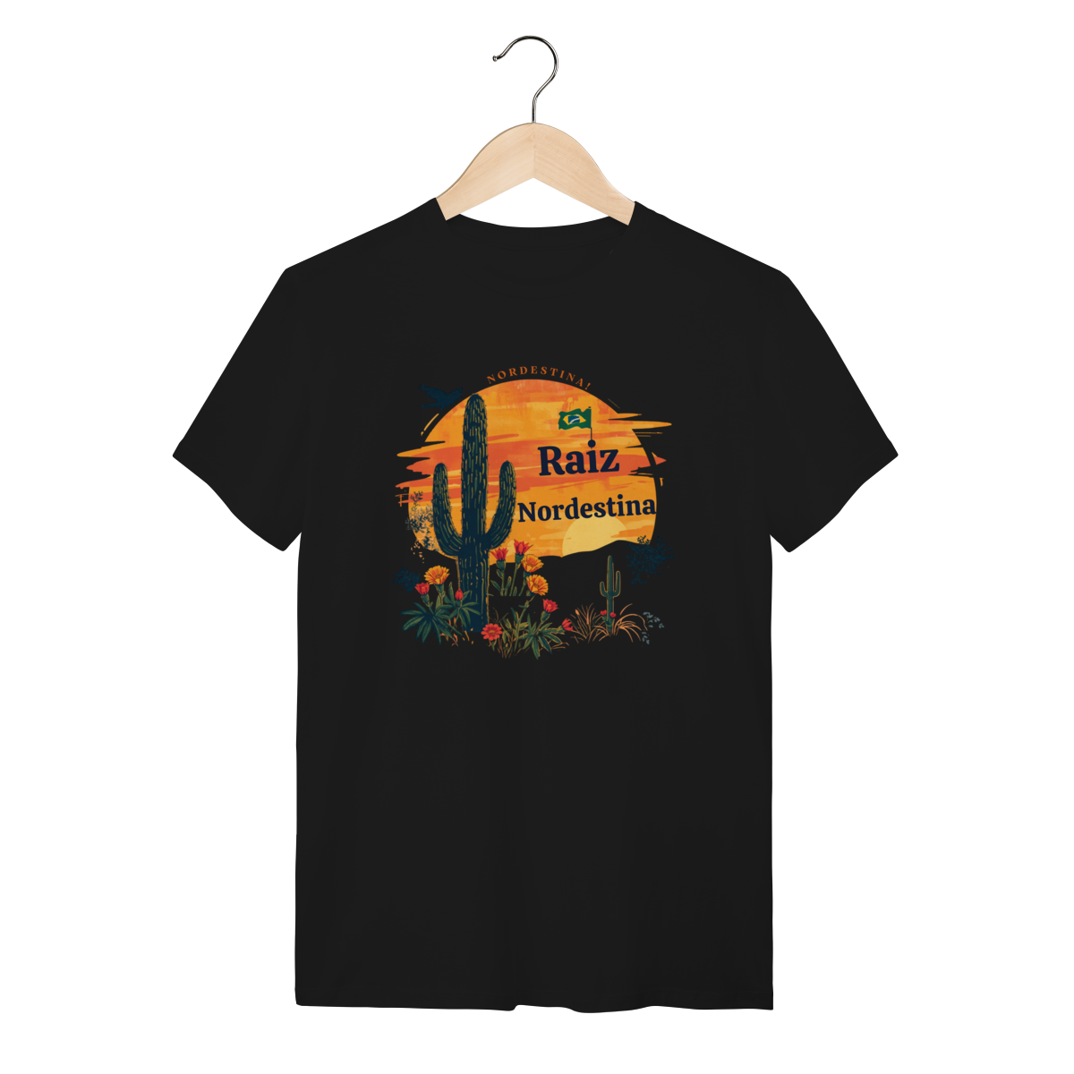 Camiseta raiz nordestina masc. 