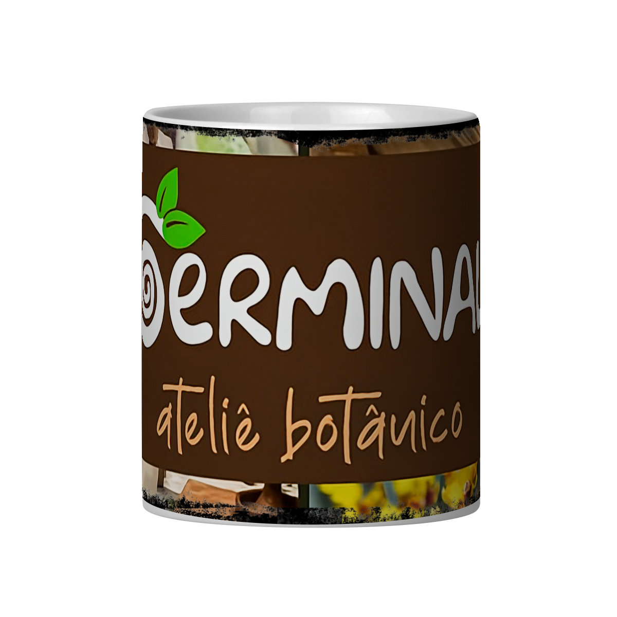 Nome do produto: Caneca Ceramica Ateliê Botânico - 01