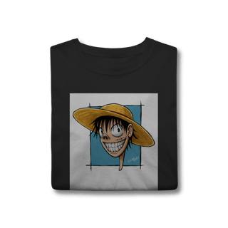 Nome do produto Camisa Do Chapéu de Palha, estilo Cartoon