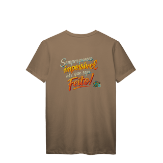 Nome do produto Motivação - estampa nas costas