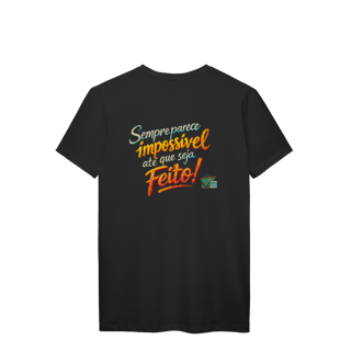 Nome do produto Motivação - estampa nas costas