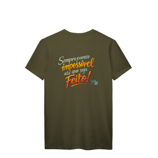 Nome do produto Motivação - estampa nas costas