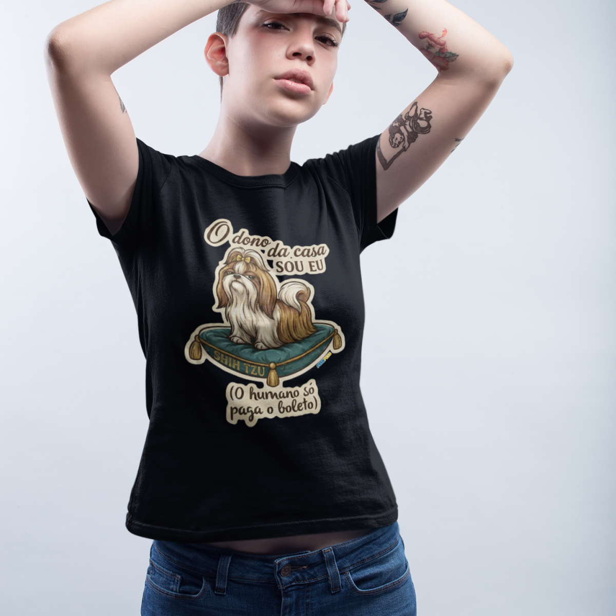 Nome do produto: baby Long Shih-Tzu #stickerpaws