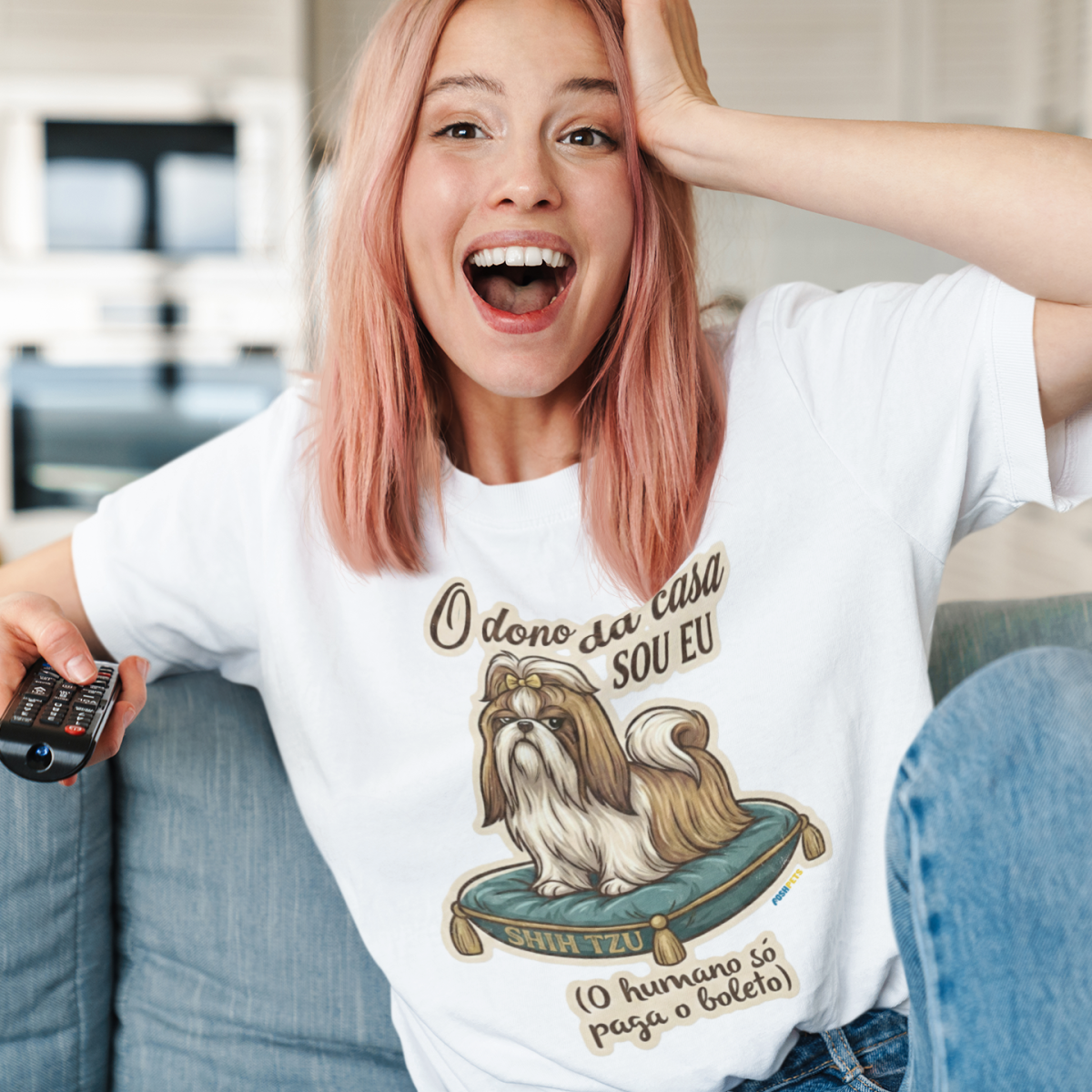 Nome do produto: Camiseta Shih-Tzu #stickerpaws