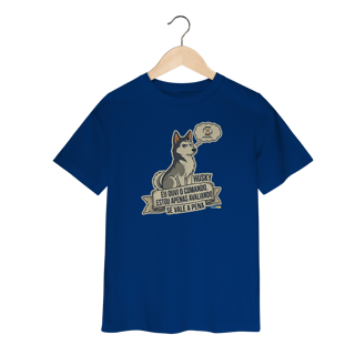 Nome do produto Camiseta Infantil (2 a 8 anos) Husky #stickerpaws