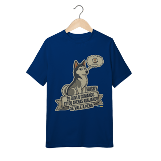 Nome do produto Camiseta Infantil (10 a 14 anos) Husky #stickerpaws