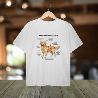 Nome do produto Camiseta plus size Golden #anatomias
